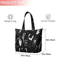 thumbnail image 4 of Black Halloween Witchy Symbols Travel Tote Bags for Women Carry On,Large Weekender Bags for Women Travel,Multi Functional Duffle Bag for Work,Shopping,Sports, 4 of 5