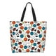 thumbnail image 1 of Easygdp Color Balls Bolsas Tote para Mujer, Bolsos de Hombro para Viaje, Bolsos de Mano de Gran Capacidad para Compras y Trabajo, 1 of 8