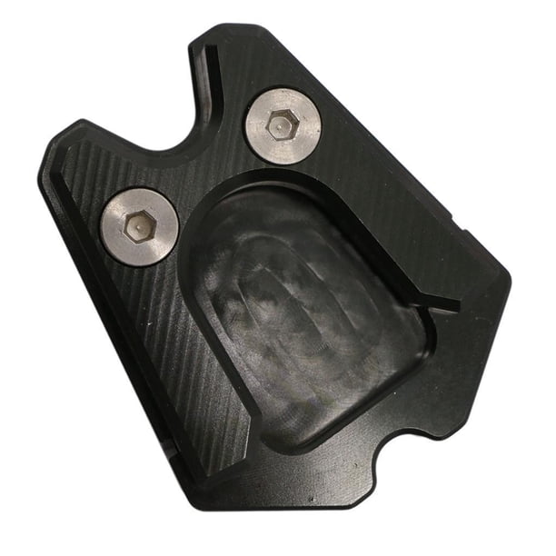 Almohadilla de placa de pie de soporte lateral para motocicletas GTV 300ie 3Vie Negro kusrkot Almohadilla del soporte de la motocicleta