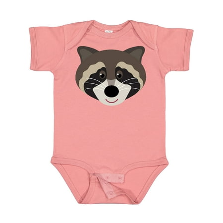 

Inktastic Raccoon Animal Face Gift Baby Boy or Baby Girl Bodysuit