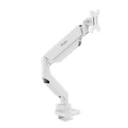Pixio PS2S White Ultrawide Heavy-Duty Premium Single Monitor Arm Stand Desk Mount - Fits up to 49 inches Monitors, Weights up to 39lbs Flat / 31lbs Curved