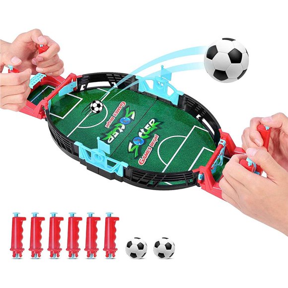 yingyy Mini Football Tabletop Finger Battle Athletic Football Game Family Interactive Game Floor Board Game for Kids and Adults