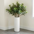 thumbnail image 4 of Large Plastic Flower Vase, Lightweight Unbreakable Vase for Home Decor, Easter Decor, Modern Decorative Vase for Living Room Bedroom Office and Table Centerpiece Display, 4.7*15.7in, White, 4 of 7