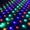 Colorful, variant on Garden Net Lights, Battery Operated 672 LED Waterproof Net Mesh Lights with 8 Modes, 6x4M Fairy String Lights for Outdoor Indoor Christmas Tree, Bush, Backyard, Garden, Party Décor