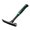 Large flat head-Black and green hand, variant on Multifunctional Professional Camping Hammer Hand Tool Carbon Steel Geological Hammer Integrated Forging