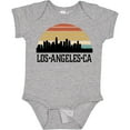 thumbnail image 3 of Inktastic Los Angeles California Skyline Retro Boys or Girls Baby Bodysuit, 3 of 5