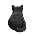 thumbnail image 6 of Serenity Snooze: Chic Black Polyresin Napping Cat Figurine, 6 of 6