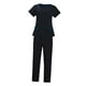 thumbnail image 5 of Conjunto de uniforme de enfermera para mujer, ropa de trabajo cómoda para trabajadores del sector sanitario. M Negro, 5 of 9