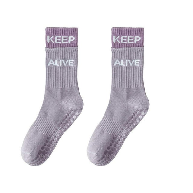 Yoga Socks Anti-Slip Quick-Dry Damping Pilates Ballet Socks Good Grip