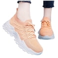 thumbnail image 6 of Rotm Shoes for Women Womens Slip On Sneakers Women Walking Tennis Shoes Lightweight Casual Sneakers for Gym Travel Work Orange,7, 6 of 6