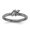 Black, variant on 925 Sterling Silver Rose Gold-plated Bee Ring for Women Size- 9