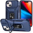 thumbnail image 1 of Funda para GANGXUN iPhone 15 - Soporte metálico, Función magnética, Azul, 1 of 6