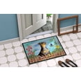 thumbnail image 2 of Carolines Treasures CK1286MAT Miniature Pinscher Tapis Intérieur Ou Extérieur No 2 Spring, 18 x 27 Po., 2 of 4