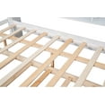 thumbnail image 2 of Solid Wood Platform Bed with Wooden Slats, Bookcase and Trundle, Full Size Platform Bed with Trundle, Shelves and Headboard, No Box Spring Needed, Easy Assembly, 2 of 7