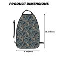thumbnail image 2 of Fuzoiu Indian Paisley 2 Print 2 Pack Kick Mat Back Seat Protector With 3 Storage Pockets, Universal Car Seat Back Organizer For Kids Pets, Waterproof Backseat Protector For Most Car, 2 of 8