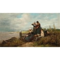 thumbnail image 3 of Johannes Marius ten Kate 18x12 Black Modern Framed Museum Art Print Titled - Waiting for the Catch, 3 of 5