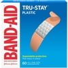 Band-Aid Brand Tru-Stay Plastic Strips Adhesive Bandages for Wound Care and First Aid, All One Size, 60 ct