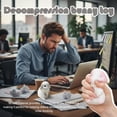 thumbnail image 3 of Bunny Squishy Toy For Stress Relief, Slow Rise Squeeze Toy With Soft Tpr Material, Cute Desk E1q0, 3 of 8