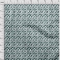 thumbnail image 4 of oneOone Polyester Spandex Dusty Teal Green Fabric Abstract Sewing Craft Projects Fabric Prints By Yard 56 Inch Wide, 4 of 5