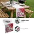 thumbnail image 5 of Valentine's Day Table Runner - 72 Inch Long, Kitchen Dining Table Runner Dresser Scarves, Watercolor Trucks Love Tree Balloons Farmhouse Decor for Coffee Tables Wedding Party Banquet, 5 of 8