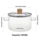 thumbnail image 5 of Clear Glass Cooking Stovetop Pots Thicker and Heavier Upgraded Glass Pot for Use on Open Flames and Gas Stovetops, 5 of 5