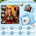 thumbnail image 6 of PayUSD Kids Camera for Girls Boys 32GB 1080HD Selfie Digital Cameras Video Toddler Toys Christmas Birthday Gift Age 3-10, Blue, 6 of 9