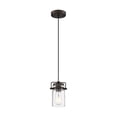 thumbnail image 1 of NUVO 60/6731 Antebellum 1 Light Mini Pendant Fixture, Mahogany Bronze, 1 of 4