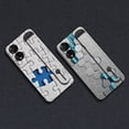 thumbnail image 5 of KBS-Phone Case For TCL 50 5G/50XE 5G/50XE NXTPAPER 5G, Simple Wrist Strap Soft case Waterproof Fashion Design Masculine Anti-dust Shockproof Kickstand Geometry Back Cover Wristband, 5 of 9