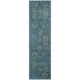 thumbnail image 3 of SAFAVIEH Vintage Zen Traditional Runner Rug, Turquoise/Multi, 2'2" x 8', 3 of 8