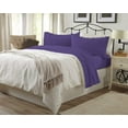 thumbnail image 2 of Queen 4-Piece Sheet Set, Brooklyn Flat Cotton Blend Ultra Soft Jersey Knit Sheet Set By Royale Linens, 2 of 9