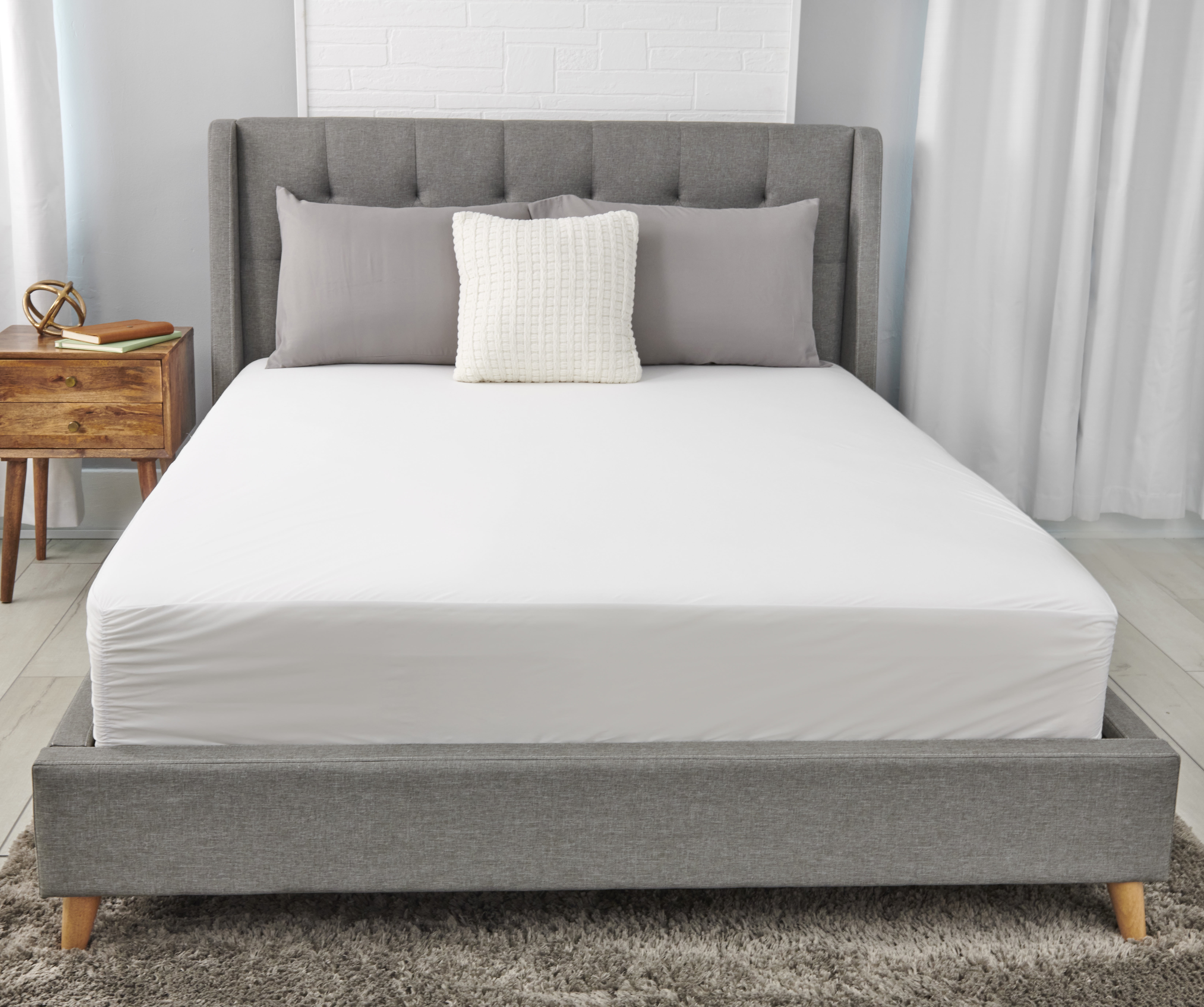 AllerEase Ultimate Cotton Top Mattress Cover Protector, Full- Zippered, Waterproof