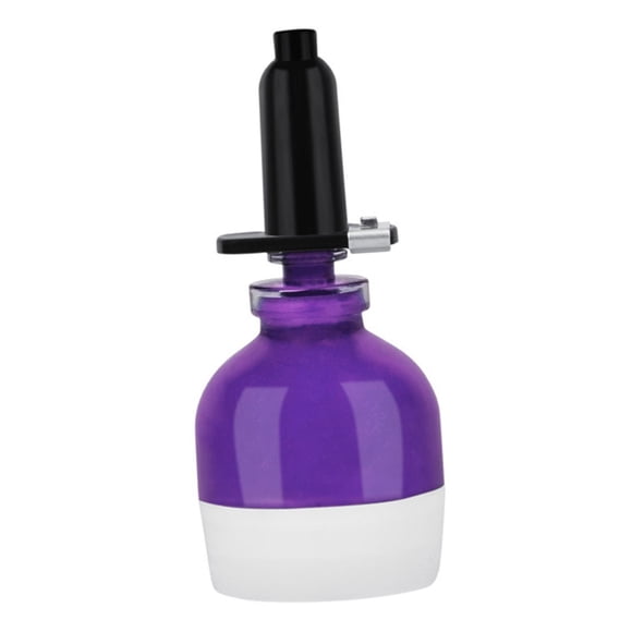 Herramienta de línea de puntos para cejas con hilo de tinta para mapeo de cejas preentintado, violeta