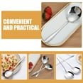 thumbnail image 6 of Serving Spoon 2 Pcs Stainless Steel Kitchen Utensils Buffet Spoons Rest Student, 6 of 6