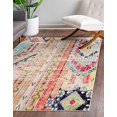 thumbnail image 2 of Unique Loom Sedona Distressed Southwestern Area Rug, 7 x 10 Feet, Multi/Beige, 2 of 5