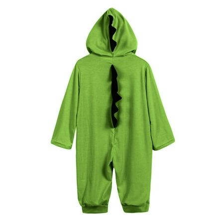 

Qcmgmg Infant Spring Summer Full Long Sleeve Dinosaur Patchwork Romper