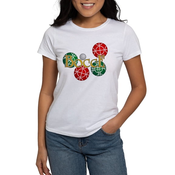 CafePress - Bocce Women's T Shirt - Women's Classic T-Shirt