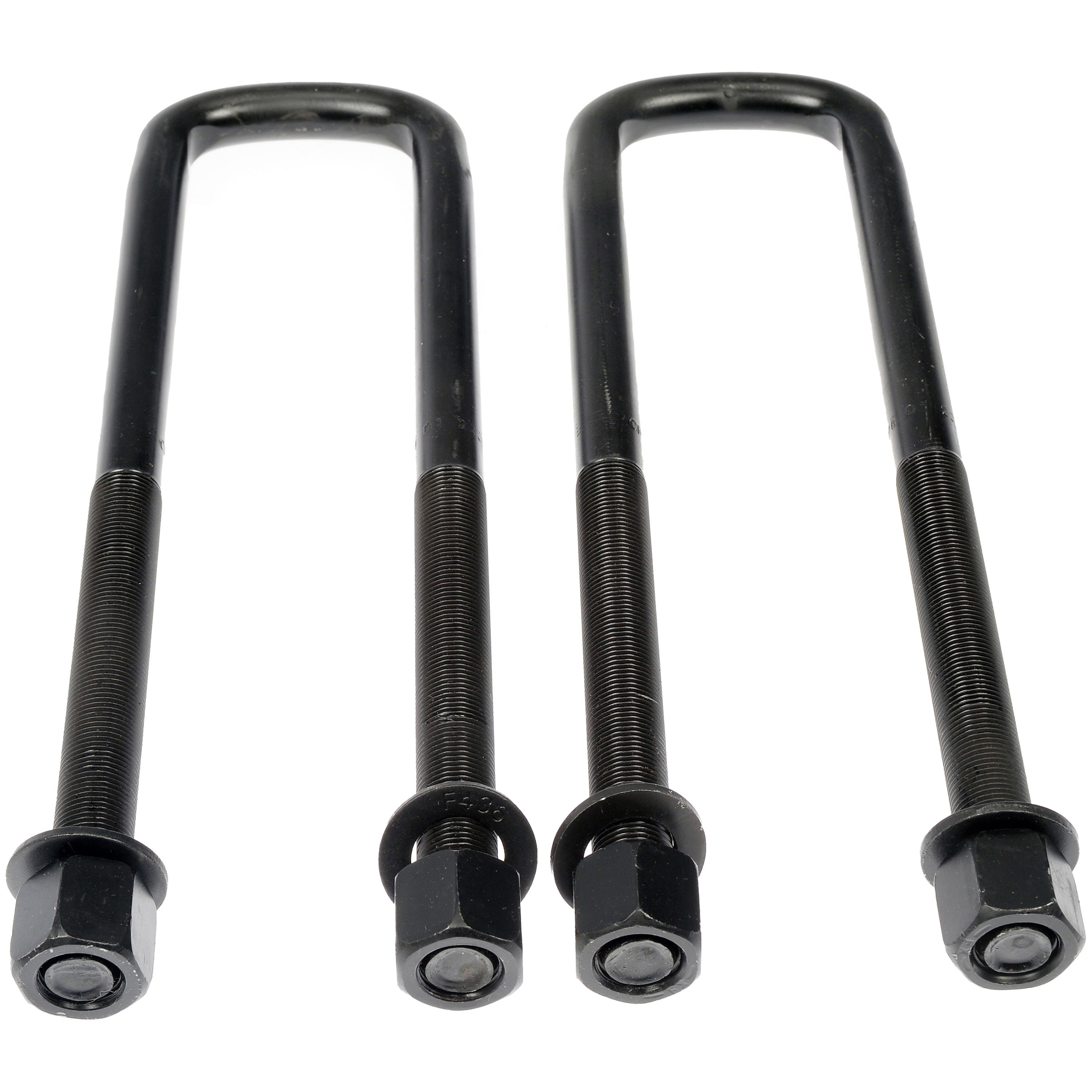 Dorman 929-770 Rear Leaf Spring Axle U-Bolt Kit for Specific Chevrolet / GMC Models, Semi-Gloss Black