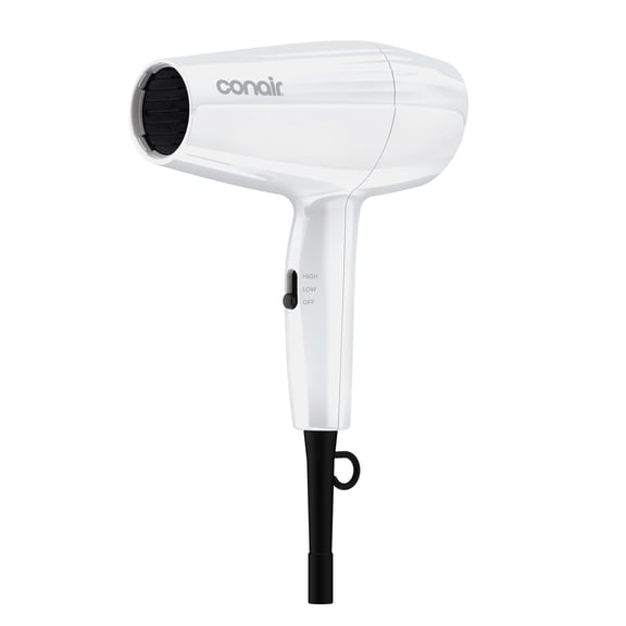Conair Mid-Size Dryer, 1875 Watts, 2 Heat/Speed Settings, Lightweight Design