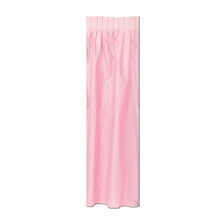 

Plastic Table Skirting 29 X 14 Pink - 6 Pack (1/pkg)