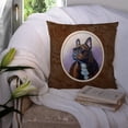 thumbnail image 3 of Carolines Treasures 7117PW1414 French Bulldog Fabric Decorative Pillow  14Hx14W multicolor, 3 of 4