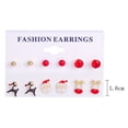 thumbnail image 2 of Pendientes colgantes navideños para mujer, regalo navideño para niñas, 2 of 5