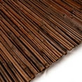 thumbnail image 4 of 3ft * 8ft Carbonized Bamboo Cane Fence for Garden Balcony Decoration Fence Panel Black, 4 of 6