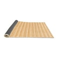 thumbnail image 2 of Ahgly Company Indoor Square Solid Orange Modern Area Rugs, 4' Square, 2 of 4