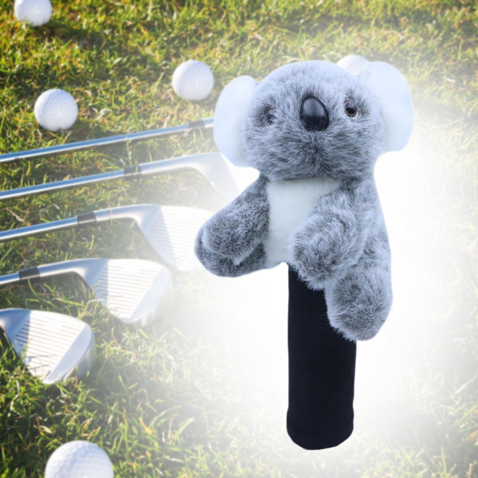 harayaa Golf Headcover Lovely for Drivers Hybrid Golf Accessories,Golf Gift,Lightweight, Gray
