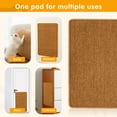 thumbnail image 6 of Cat Scratcher Mat 2pcs Cat Scratch Pad 23.6 X 15.7 Inch Cat Scratcher for Indoor Cats with Sticky Velcro Tapes Protection Scratching Board, 6 of 6