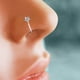 thumbnail image 2 of Piercing para el cuerpo con aro de nariz con diamantes de imitación y flor de ciruela unisex Tan Jianjun  unisex, 2 of 2