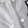 thumbnail image 5 of Nyeemya Toddler Baby Girls Sweatsuits 2 Piece Tracksuits Button-down Hoodie & Sweatpant Jogging Grey 7Y, 5 of 6