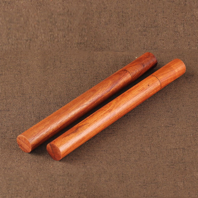 Wooden Box Storing Joss-sticks Buddha Incense Holder Storage Barrel Container 