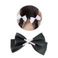 thumbnail image 2 of Diamante Hair Clip Bow Balletcore Large Bow Heart Flat Clip Balletcore Hairpin Bow Elegant Hair Clip for Bunches Blue, 2 of 4