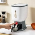 thumbnail image 4 of zhangmingg Large Capacity Household Rice Dispenser with Sealed Freshness Storage and Included Measuring Cup for Organized Kitchen Pantry, 4 of 8